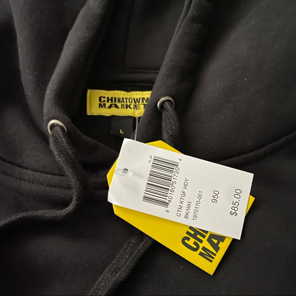 Chinatown Market - Keeping the Game Fresh Black Basketball Cherries Hoodie | NEW - Picture 3 of 4